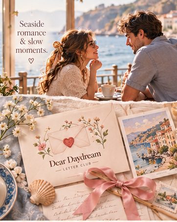 Seaside romance concept